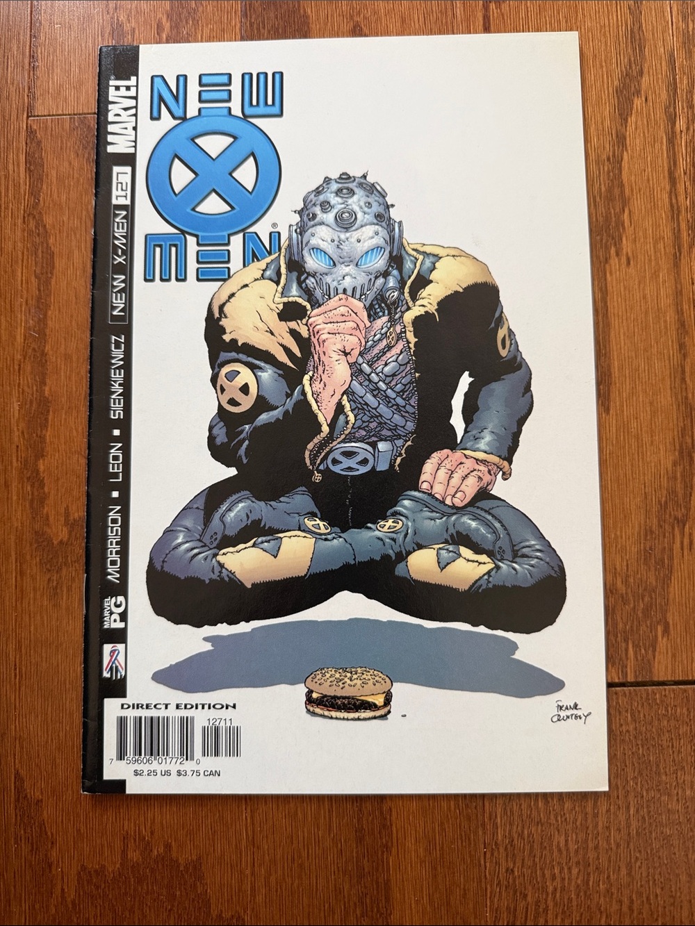 New X-Men #127 Marvel Comics 2002 Grant Morrison Xorn Frank Quitely Cover